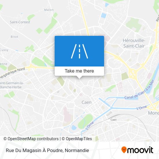 Rue Du Magasin À Poudre map