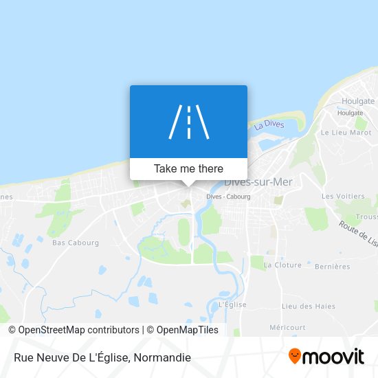 Rue Neuve De L'Église map