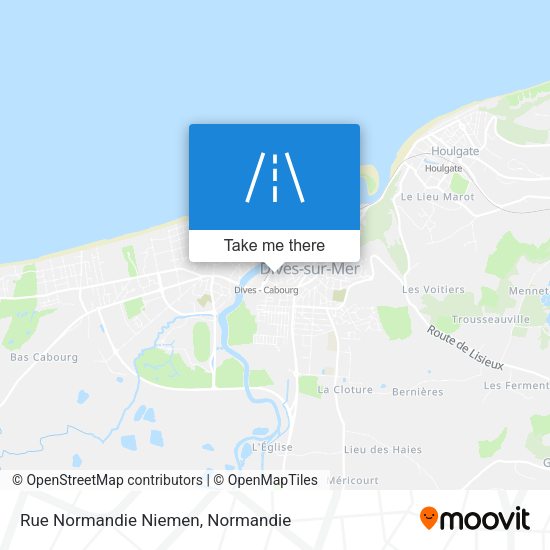 Rue Normandie Niemen map