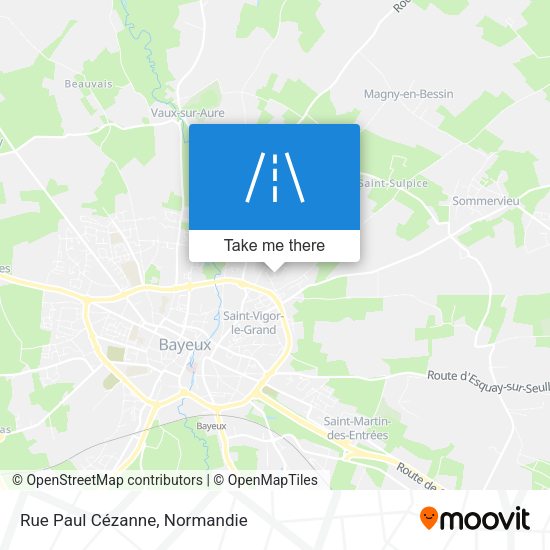 Rue Paul Cézanne map