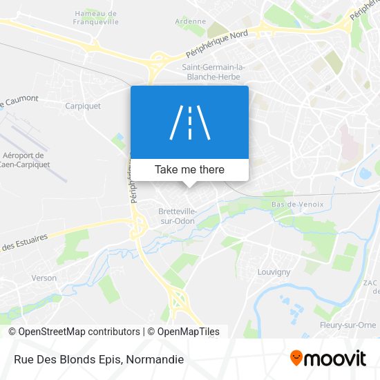 Rue Des Blonds Epis map