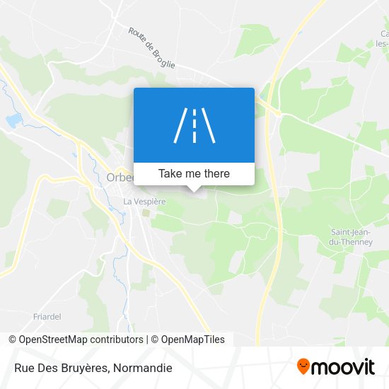 Rue Des Bruyères map