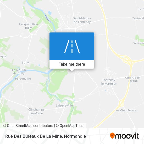 Rue Des Bureaux De La Mine map