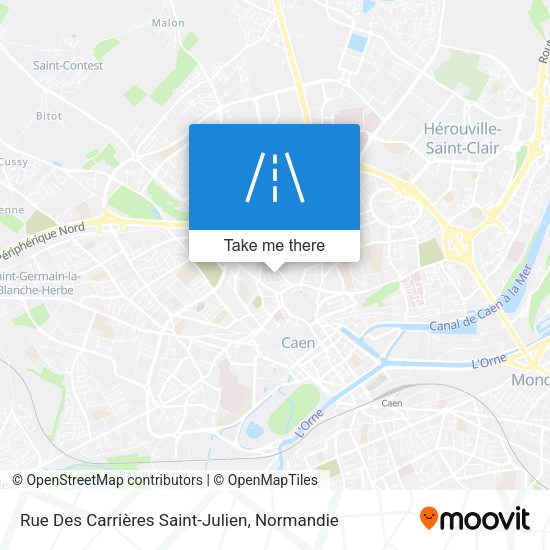 Rue Des Carrières Saint-Julien map