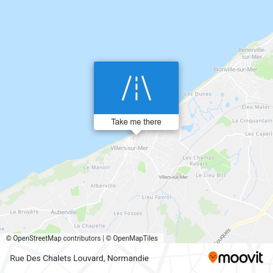 Rue Des Chalets Louvard map