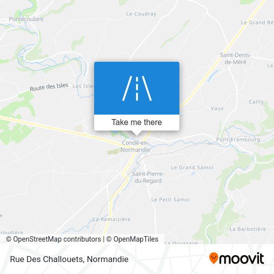 Rue Des Challouets map
