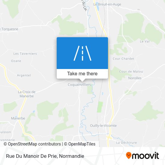 Rue Du Manoir De Prie map