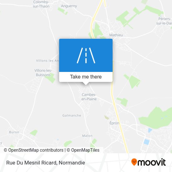 Rue Du Mesnil Ricard map
