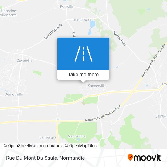 Rue Du Mont Du Saule map