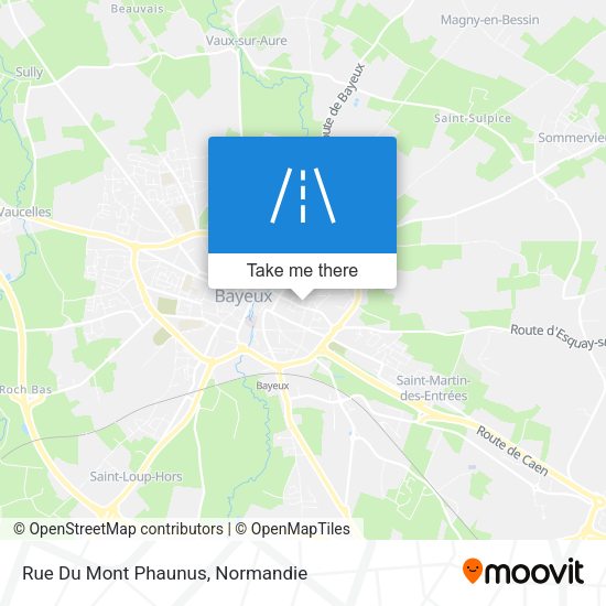Rue Du Mont Phaunus map