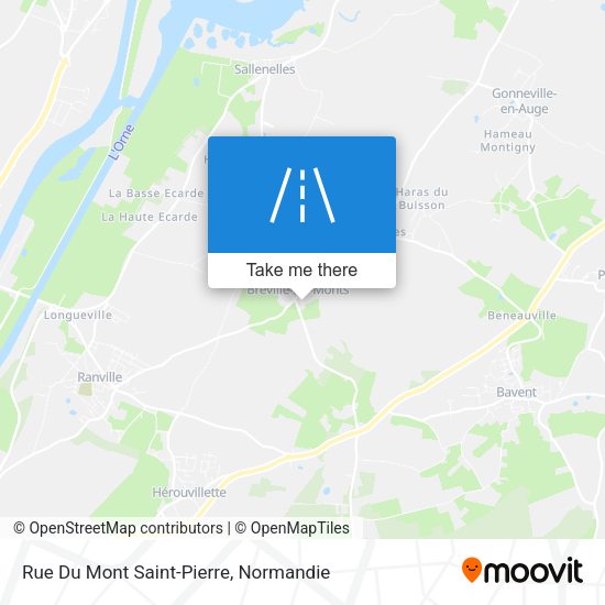 Rue Du Mont Saint-Pierre map