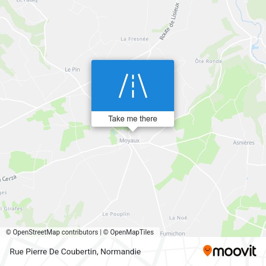 Rue Pierre De Coubertin map