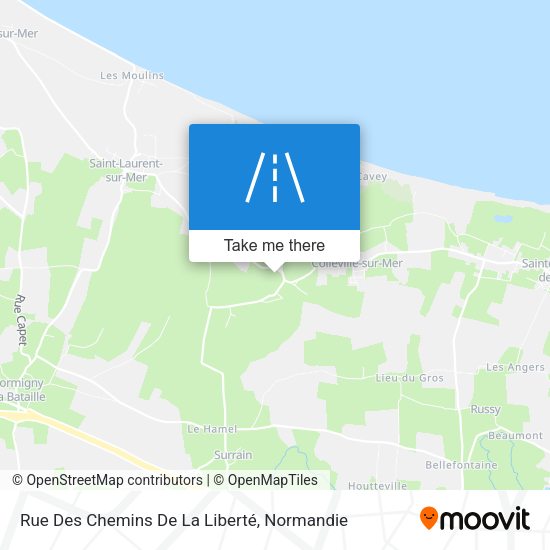 Rue Des Chemins De La Liberté map