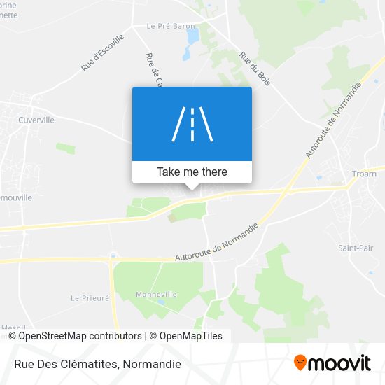 Rue Des Clématites map