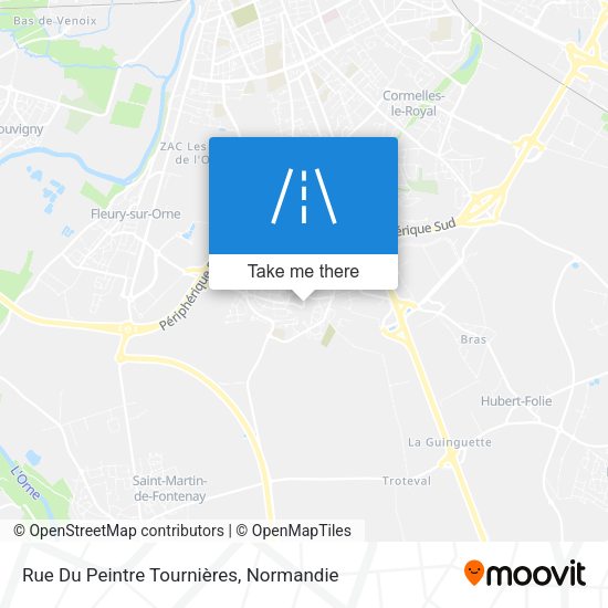 Rue Du Peintre Tournières map
