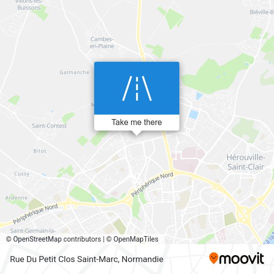 Rue Du Petit Clos Saint-Marc map