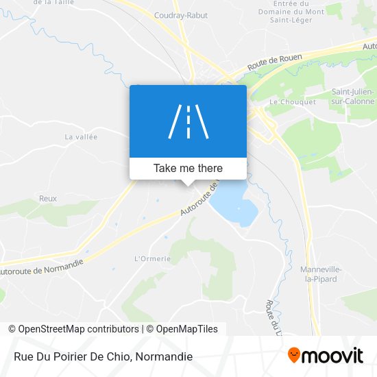 Rue Du Poirier De Chio map