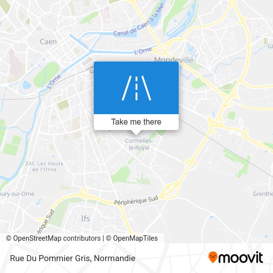 Rue Du Pommier Gris map