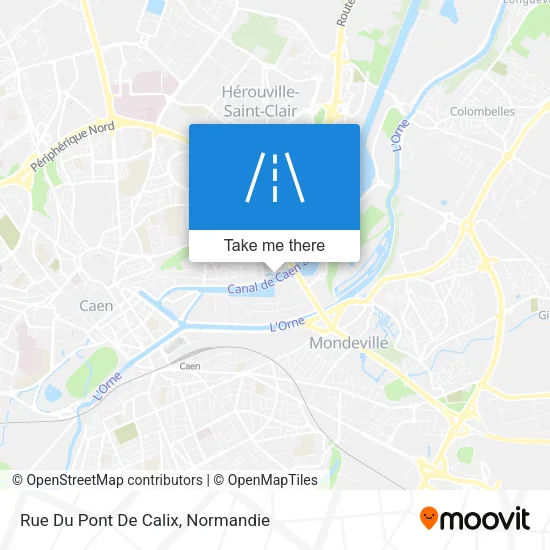 Rue Du Pont De Calix map