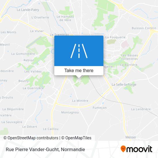 Rue Pierre Vander-Gucht map