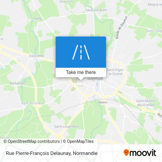 Rue Pierre-François Delaunay map