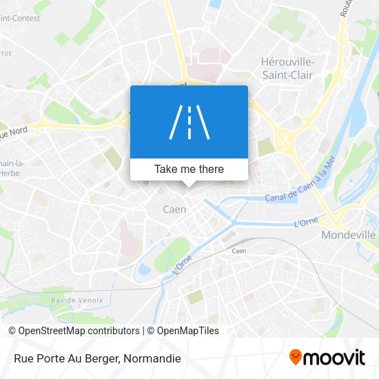 Rue Porte Au Berger map