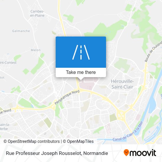 Rue Professeur Joseph Rousselot map