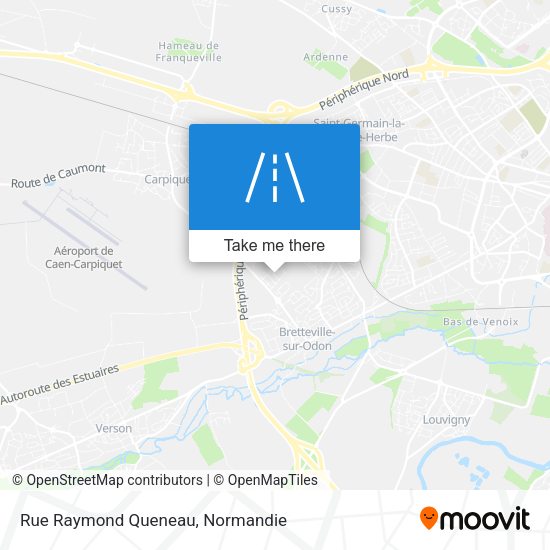 Rue Raymond Queneau map