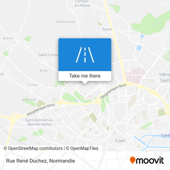 Rue René Duchez map