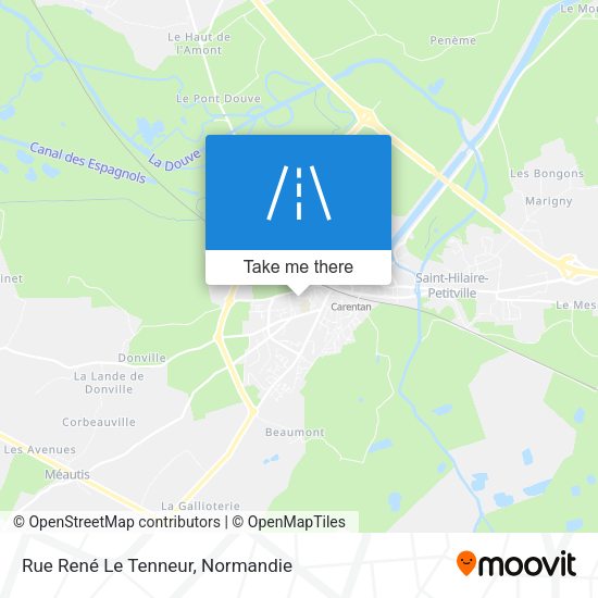 Rue René Le Tenneur map
