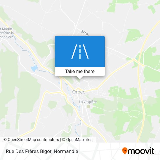 Rue Des Frères Bigot map