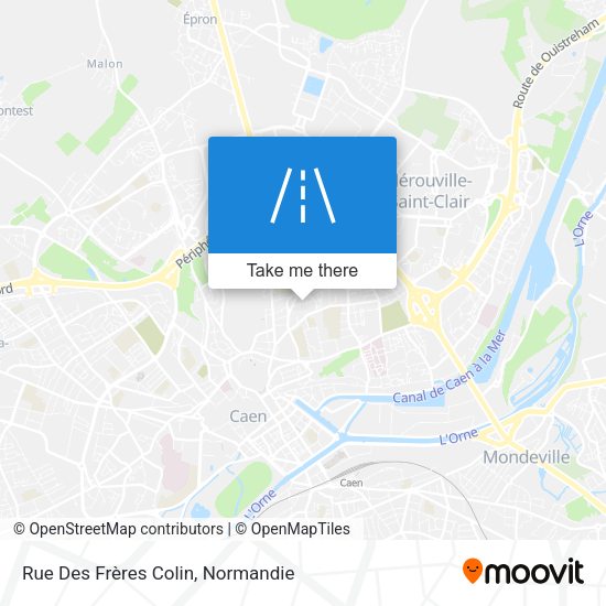 Rue Des Frères Colin map