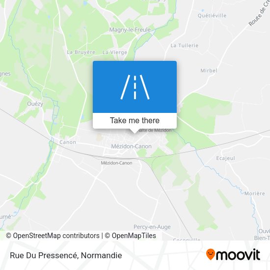 Rue Du Pressencé map