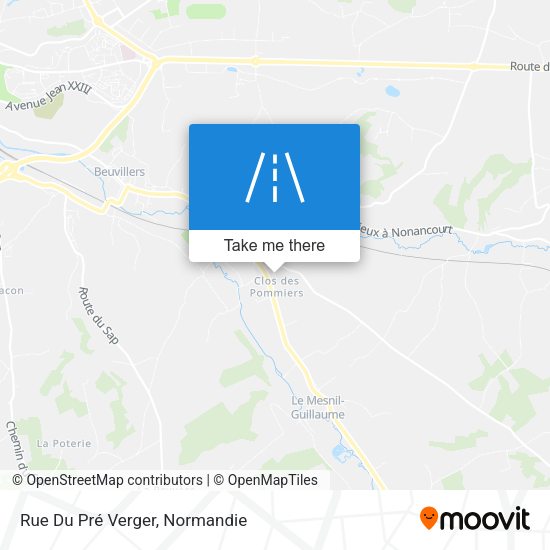Rue Du Pré Verger map