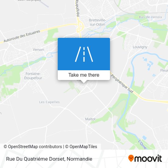 Rue Du Quatriéme Dorset map