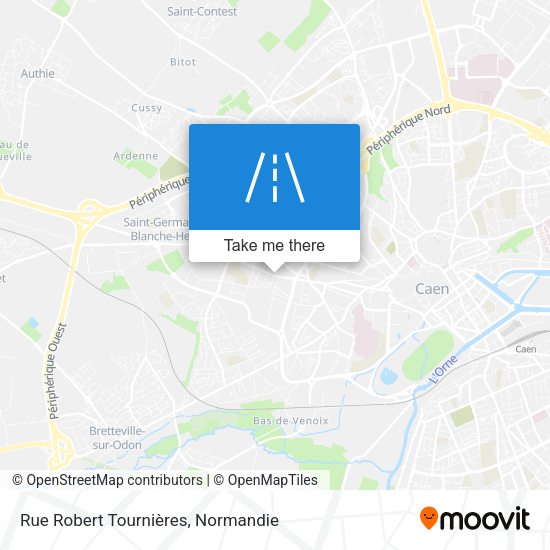 Rue Robert Tournières map