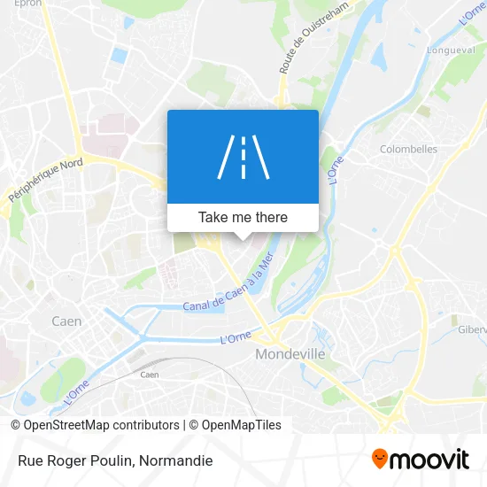 Rue Roger Poulin map