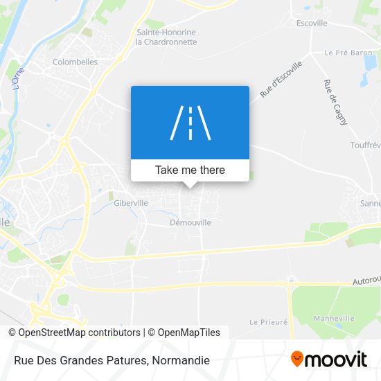 Rue Des Grandes Patures map