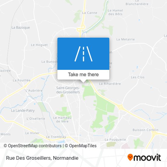Rue Des Groseillers map