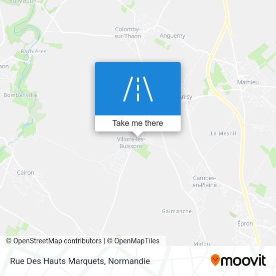 Rue Des Hauts Marquets map