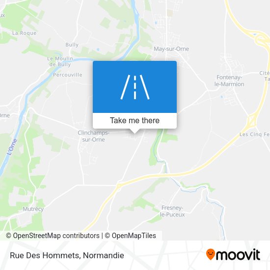 Rue Des Hommets map
