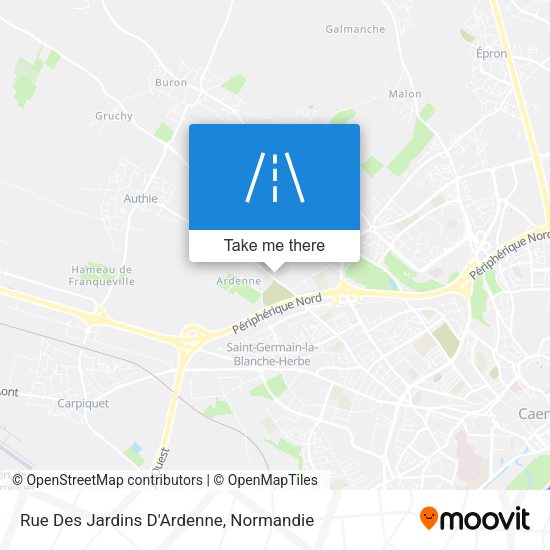 Rue Des Jardins D'Ardenne map