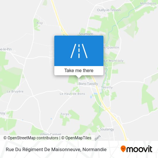 Rue Du Régiment De Maisonneuve map