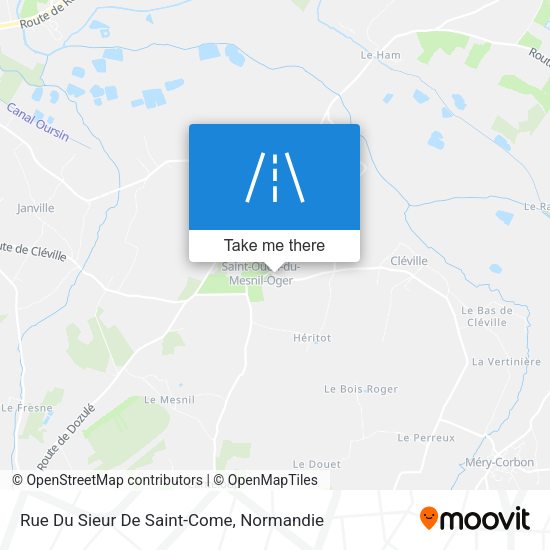Rue Du Sieur De Saint-Come map