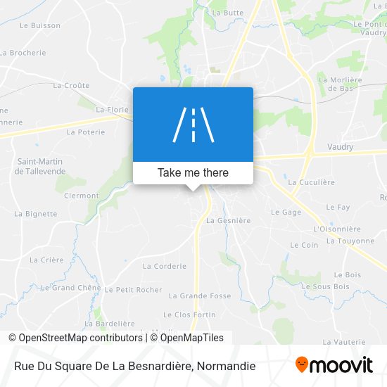 Rue Du Square De La Besnardière map