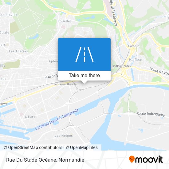 Rue Du Stade Océane map