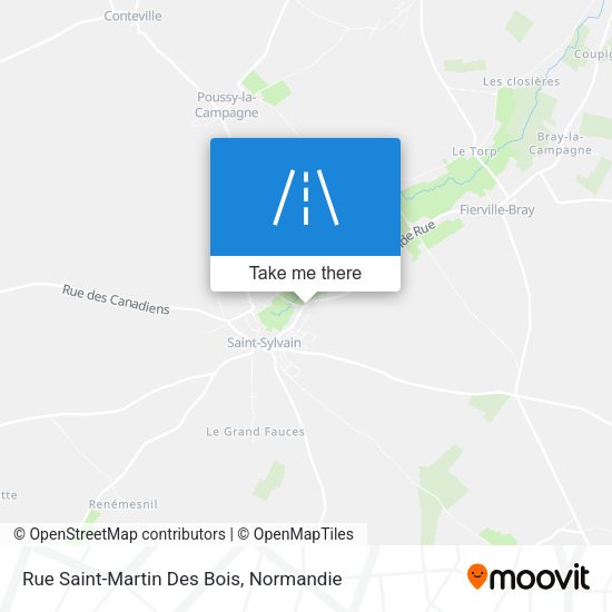 Rue Saint-Martin Des Bois map