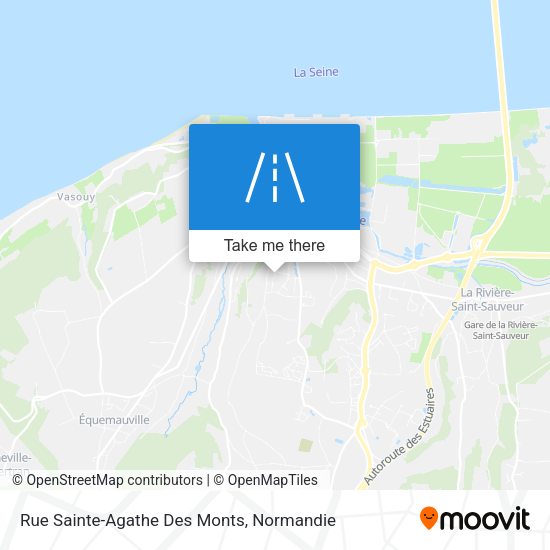Rue Sainte-Agathe Des Monts map
