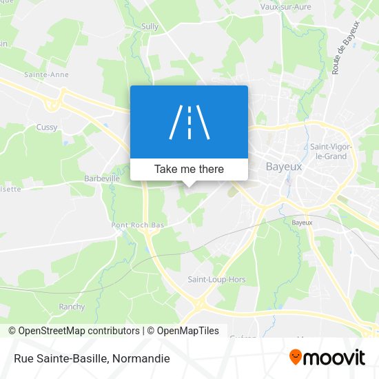 Rue Sainte-Basille map