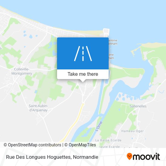 Rue Des Longues Hoguettes map